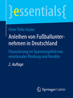 cover image of Anleihen von Fußballunternehmen in Deutschland